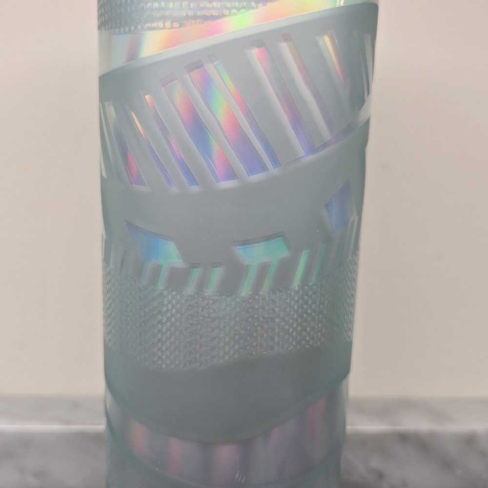 2021 Starbucks Tumbler 16oz‎ Mint Frosted Ribbon Tumbler Grande Size Hot or Cold - Picture 5 of 15